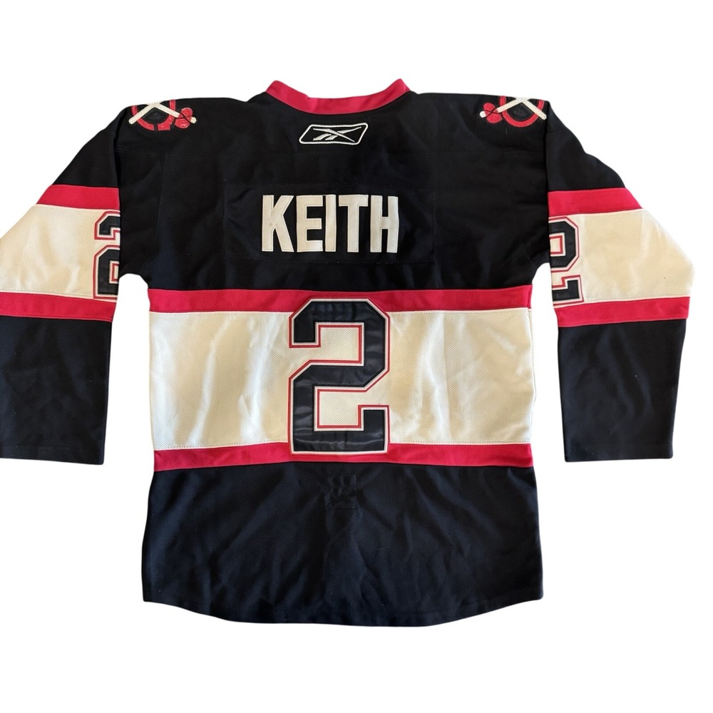 Duncan Keith Chicago Blackhawks Authentic Reebok Edge Jersey Size 48 MIC - Picture 2 of 8